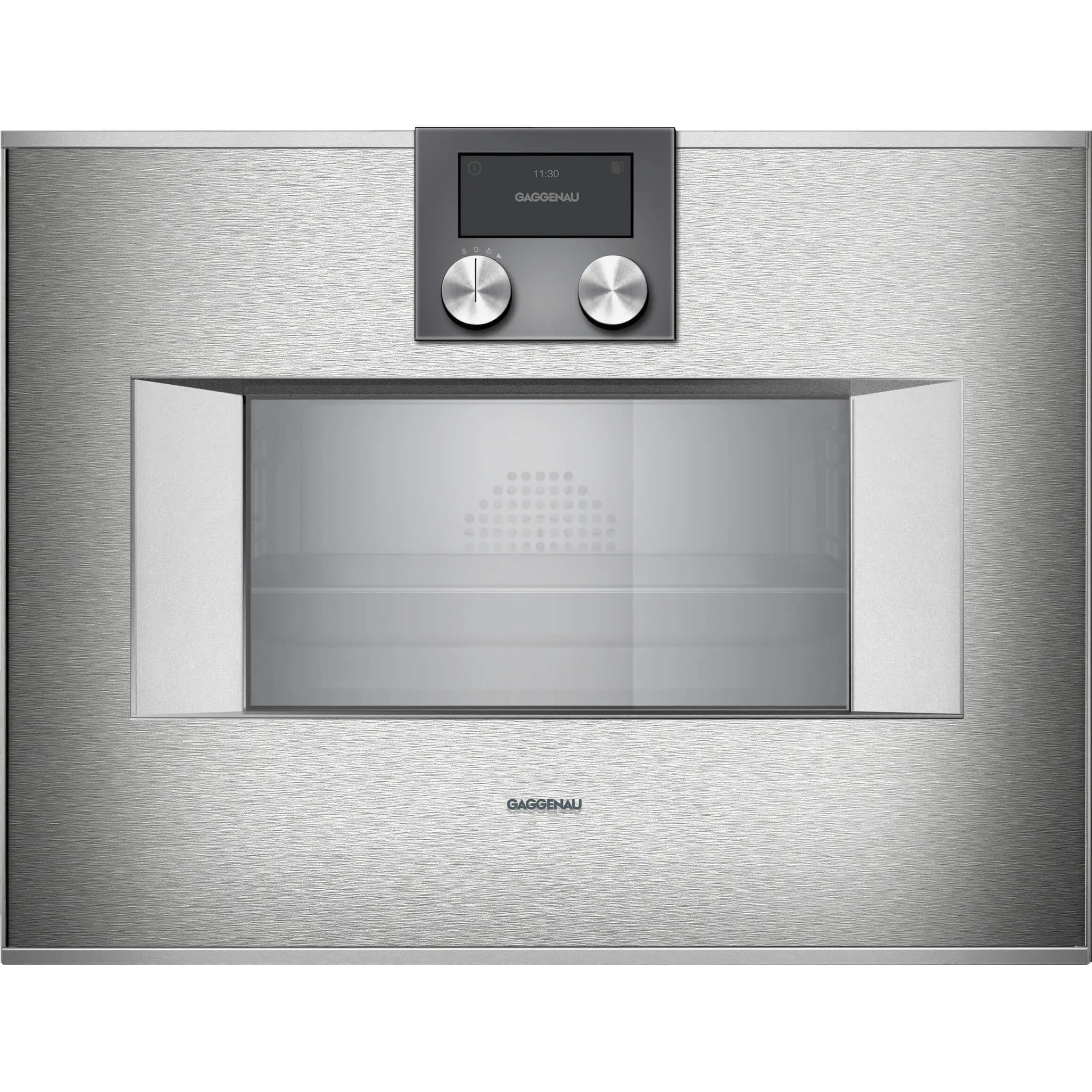 Встраиваемый компактный электрический духовой шкаф пароварка Gaggenau BS450111