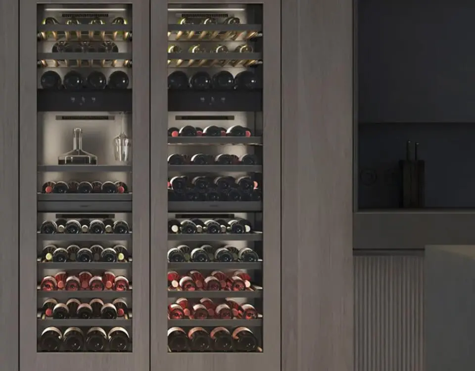 Встраиваемый винный шкаф Neff и Gaggenau